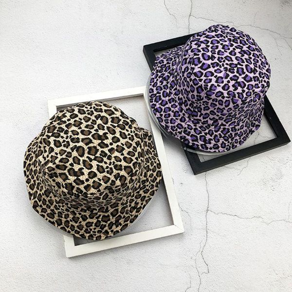 

унисекс двухстороннего реверсивного ковша hat contrast красочной leopard fisherman cap 28gd, Blue;gray