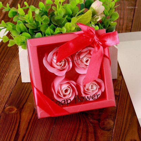 

decorative flowers & wreaths handmade soap flower bouquet roses carnations gift box wedding home valentine's day teacher's christm