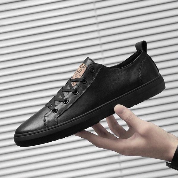 

drop shipping casual men shoes genuine leather handmade lace-up sneakers soft breathable outdoor shoes men moccasins shoes k3 #si2l