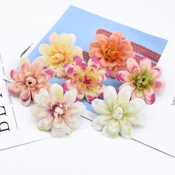 

5 10 artificial flowers scrapbooking silk gerbera weding diy gifts box home decoration bridal accessories clearance bbypzk bwkf