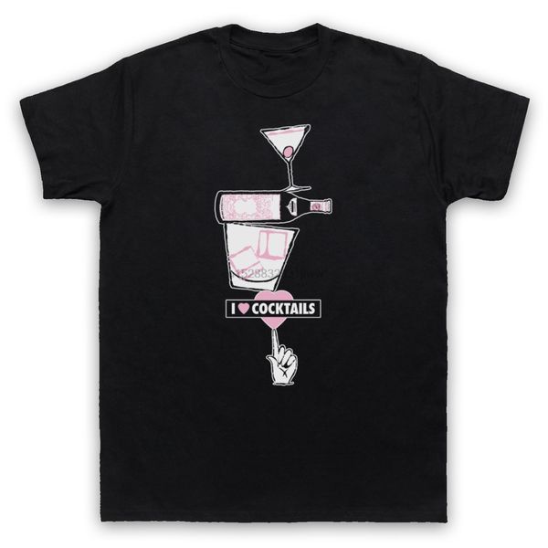 

i love cocktails slogan drinking alcohol funny cute mens kids printed 2020 fashion brand tee hoodie designers t shirts sweatshirt