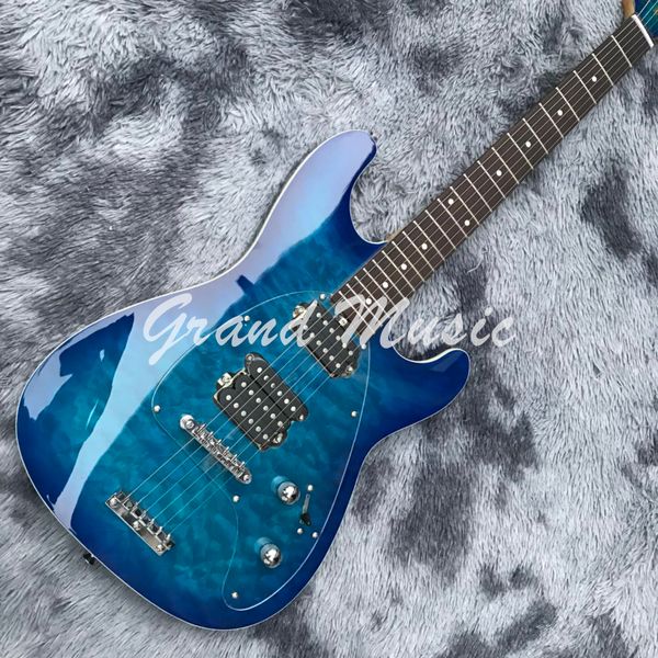 

custom grand music-mans 6 strings electric guitar in purple accept oem