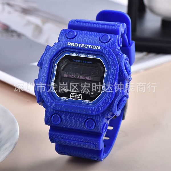 

watch electronic fashion sports waterproof led man's student wt50, Slivery;brown