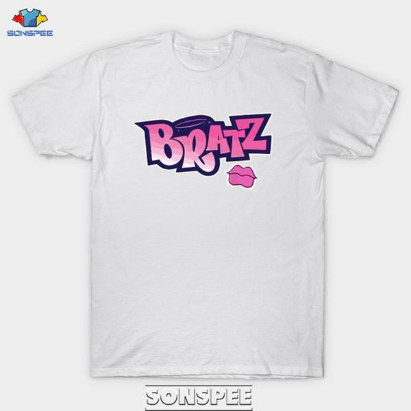 

bratz rock angelz logo mens vintage black 3d print shirts kawaii harajuku kawaii men clothing