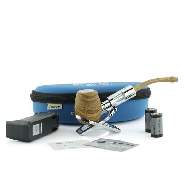 

kamry pipe liquid pipe vaporizer vape mod starter atomzier electronic battery 900mah cigarette e kit k1000 vapor huge glass qrpar