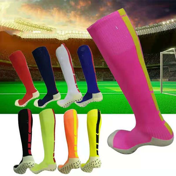 

towel bottom thickened football socks antiskid god socks stockings breathable comfortable wear resistant sports socks 002, Black