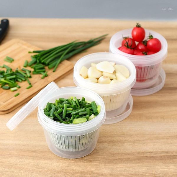 

kitchen fresh box ginger garlic onion storage container home storage tool1
