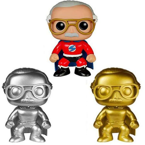 

funko pop stan silver bronze statue bronze statue li hand do decoration model q version doll wholesale
