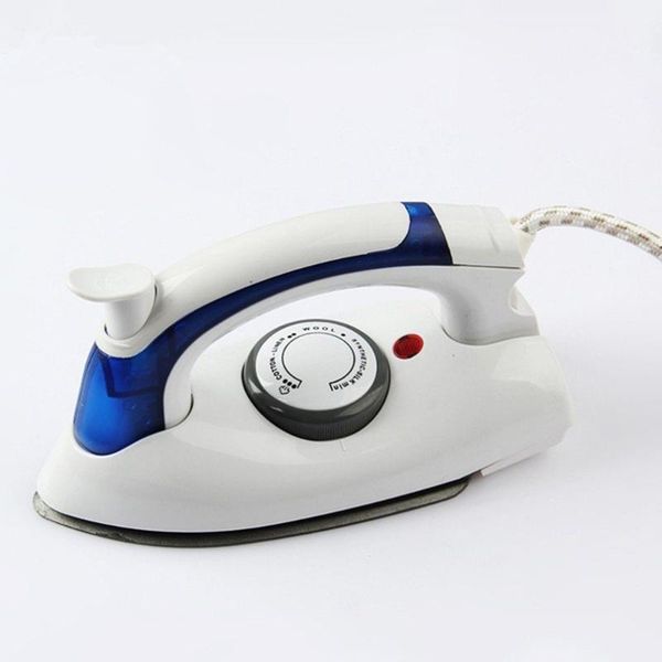 

700w portable compact size foldable handle electric steam iron baseplate steam iron handheld home travel use1