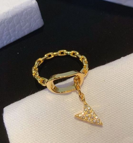 

fashion gold letter love tassel rings bague for lady women party wedding lovers gift engagement jewelry with box, Silver