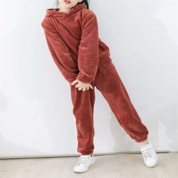 

children's thickening fairy suit autumn warm winter pajamas pajamas, boys' and girls' home cloth s277, Blue;red