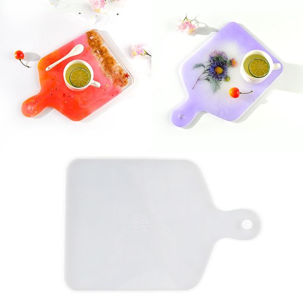 

diy handmade tray resin casting mold craft jewelry making tools epoxy resin mold coaster silicone mould for jewelry display plate dish mat
