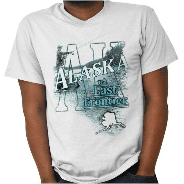 

alaska fishing lake souvenir travel ak gift short sleeve t-shirt tees tshirts sport hooded sweatshirt hoodie