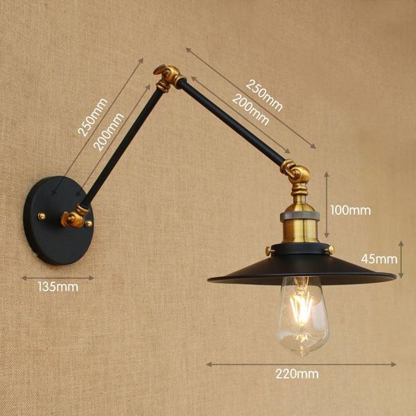 

rustic edison retro wall lights for home dinning stair loft style industrial vintage wall lamp sconces rustic applique led