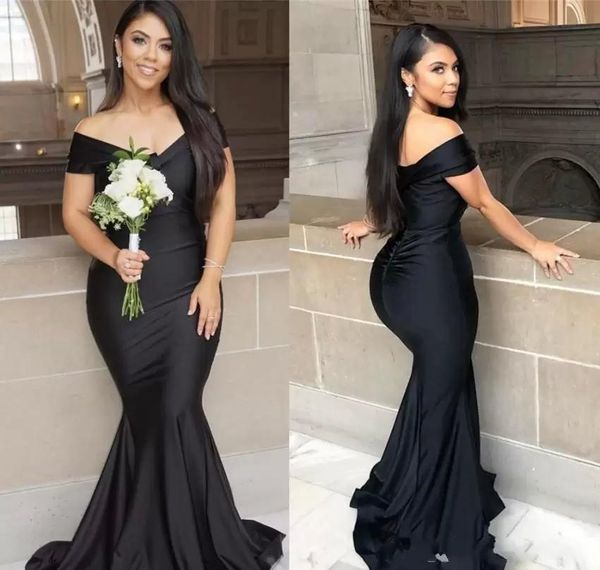 

mermaid long bridesmaid dresses plus size off shoulder floor length garden maid of honor wedding party guest gown, White;pink
