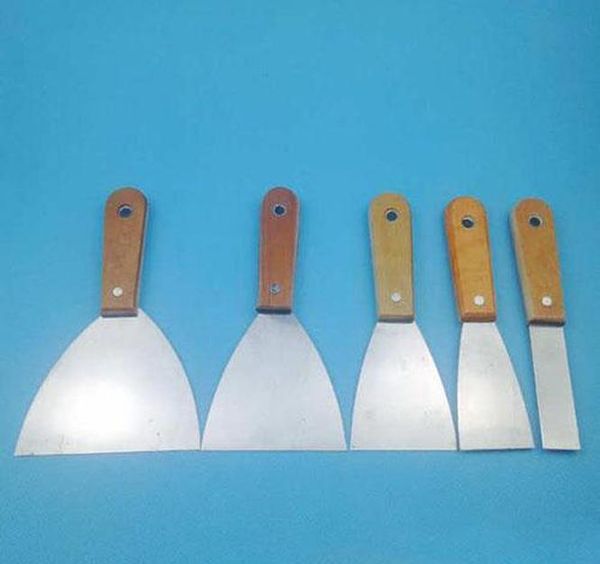 

wood handle putty knife scraper blade scraper wall plastering hand tool carbon steel batch knife for wmtdtk dh_garden