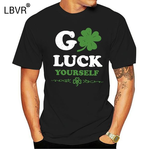 

st patricks day go luck yourself clover funny irish lucky charm for youth middle age the elder sport hooded sweatshirt hoodie t shirt