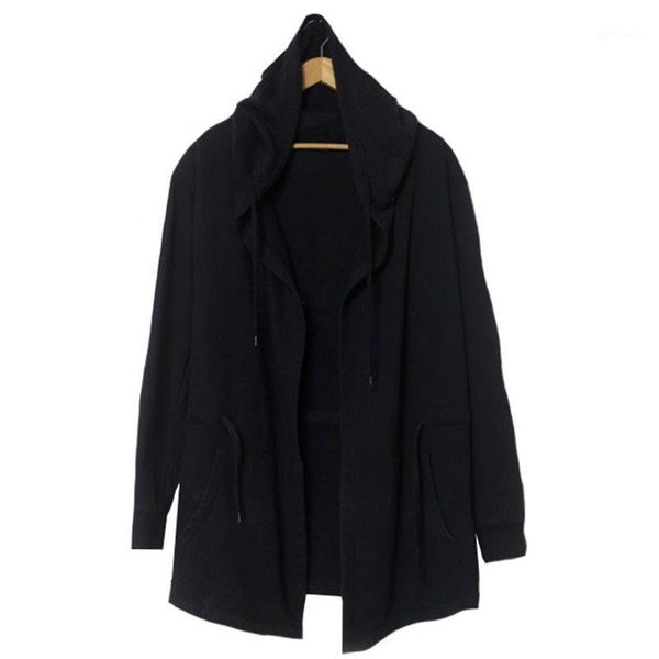 

winter men trenchcoat 2020 brand casual mens cape coats and trench coat long men outwear male plus size clothingyaw061, Tan;black