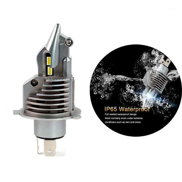 

1pc cars high beam~ dipped beam auto grade chips led h4 headlight bulbs c63d1