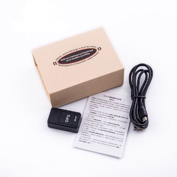 Nuovo GF07 GSM GPRS Mini Car GPS magnetico Anti-perso Dispositivo di localizzazione in tempo reale Localizzatore Tracker Supporto Mini TF Card266R