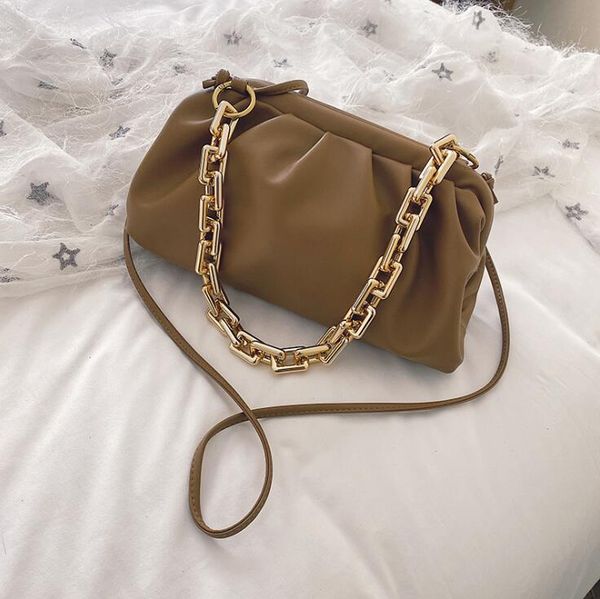 

women handbags purse women shoulder bags double shoulder strap wholesale women clouds bag
