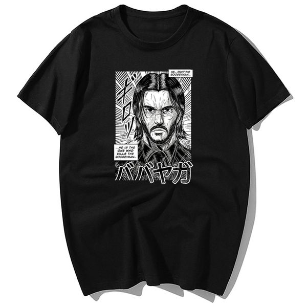 

japanese style father of dogs john wick moive summer 's causal shortsleeve tshirt harajuku streetwear hooded sweatshirt hoodie men t sh