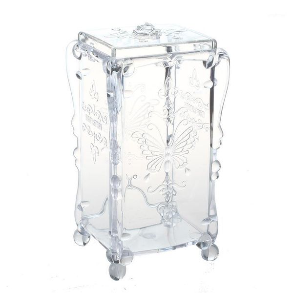 

swab organizer cotton pad box jewelry box jewelry cosmetic case acrylic1