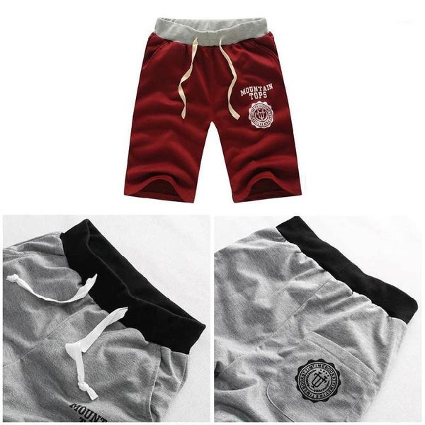 

men shorts pant half summer beach printing breathable cotton fashion casual for outdoor ser881, White;black