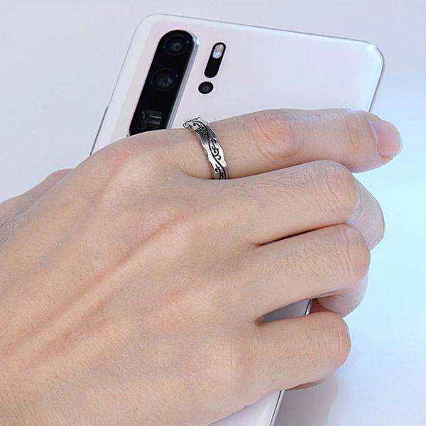 

яда классические регулируемое серебро цвет кольца для мужчин из нержавеющей стали кольцо обручальное кольцо свадьба ювелирные изделия dropsh, Silver