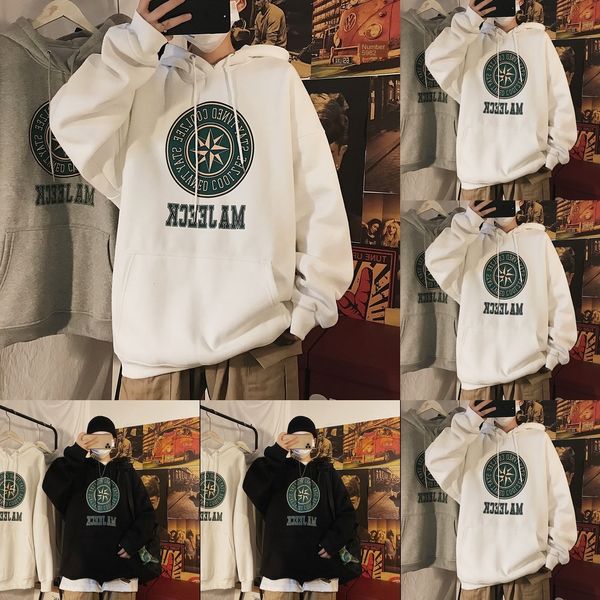 

мужская весна 2020 новый капюшоном модный бренд coatins потерять корейский bf тенденции мужская весна 2020 новый модный бренд с капюшоном to, Black