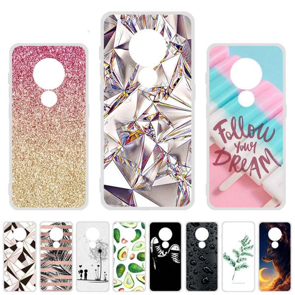 

tpu soft cover for nokia 6.2, diy coated silicone shell, 6.3 inch back cover for nokia 6.2vfe1