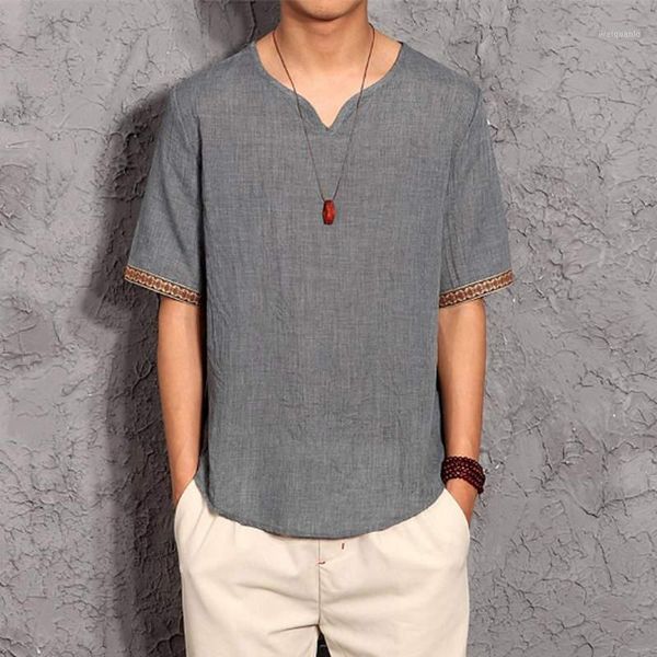 

fashion new summer recreational short sleeve shirt v-neck basic recreational shirt slim men's -5xl in 20191, White;black