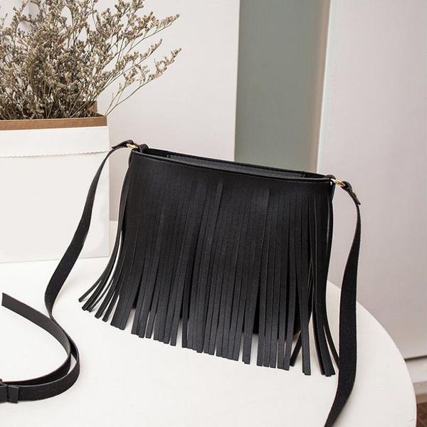 

fashion women's bags 2021 new casual women ladies shoulder bag casual tassel mobile phone bag messenger bags
