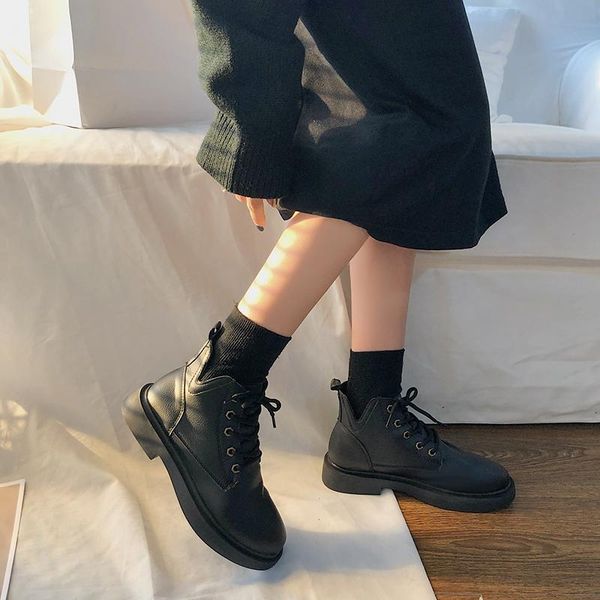 

женские мужские короткие джинсы мода женская обувь 2020 круглый toe зимняя обувь сапоги-женщины низкие каблуки пинетки пинетки, Black