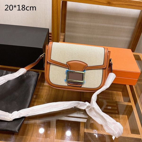 

2021 new women shoulder bags designers crossbody bags flaps luxury purses handbags fashion totes horse bag contrast color cl21010701