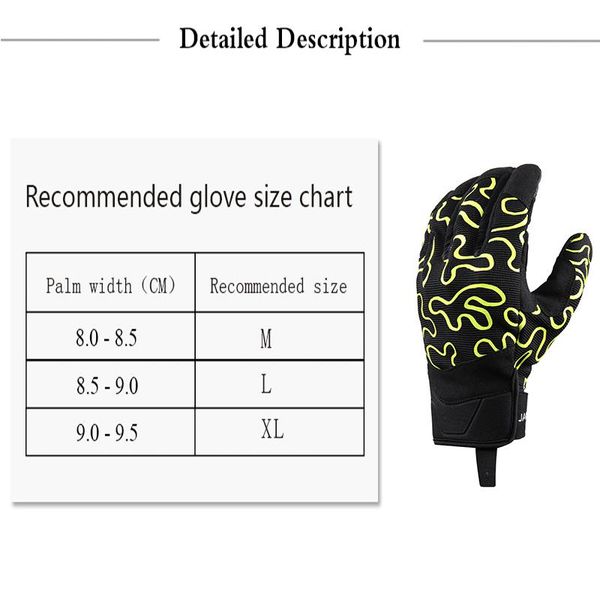 

2020 new design custom made men's motorcycle gloves breathable motorbike gloves mx gloves for outdoor motocross motorbike sports bbyicu, Black