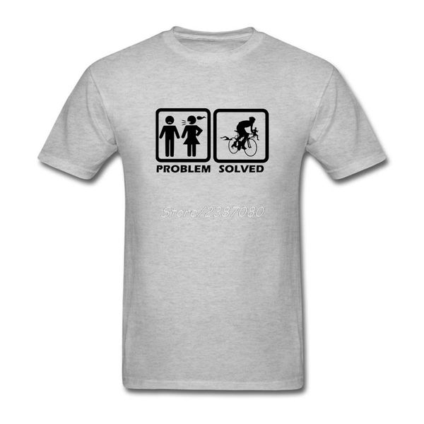 

sport bicycling solved my problem t shirt cotton custom short sleeve t shirt men new style boyfriend 3xl t shirts for boys