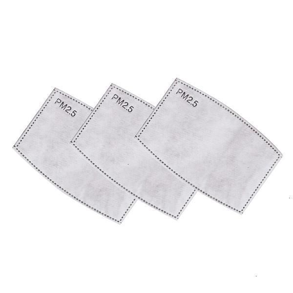 

5 pm2.5 2.5 paper new pm protective disposable layer face masks inner pad gasket replacement filter pads respirator mask wzit