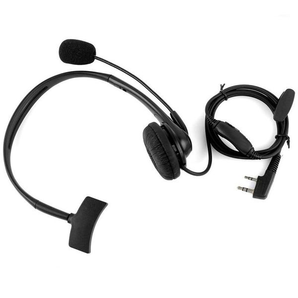 

2-pin pmic headphone headset earpiece for kenwood baofeng uv5r 888s radios1