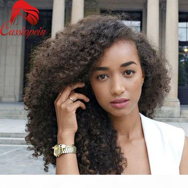 

kinky curly full lace human hair wigs for black women 130% brazilian virgin hair wig natural color glueless lace front human hair wigs, Black;brown