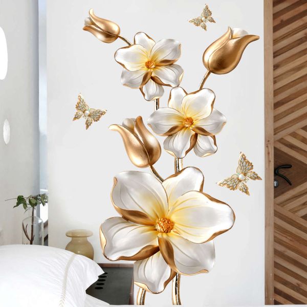 

creative 3d solid sticker self adhive warm living bedroom background wall room wallpaper