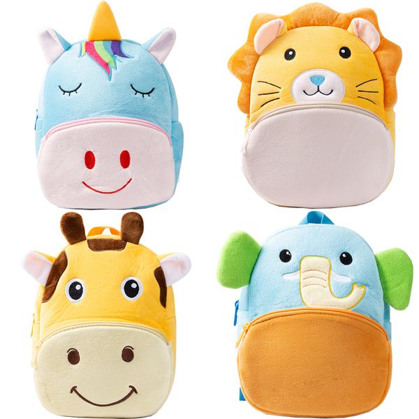 

3d cartoon kindergarten plush children backpacks cute toddler schoolbag kids backpack children school bags girls boys backpacks