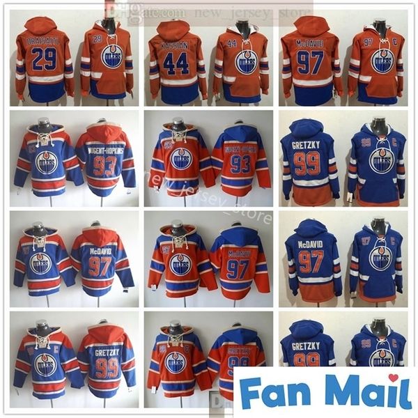 

edmonton oilers hockey hoodies sweatshirts 97 connor mcdavid 99 wayne gretzky 93 ryan nugent-hopkins 44 zack kassian 29 leon draisaitl, Blue;black