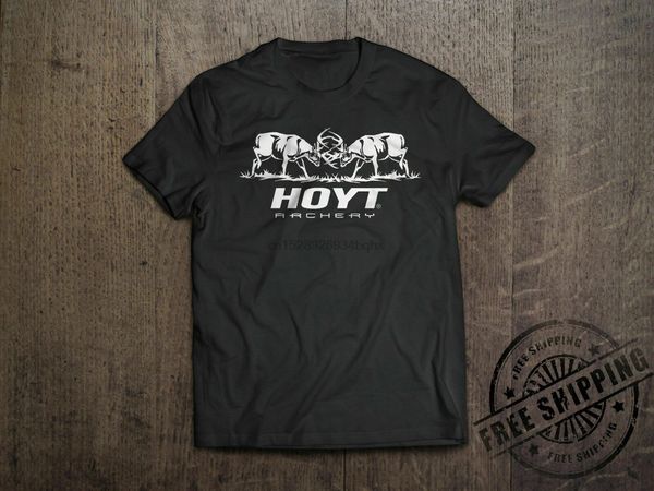 

neu new hoyt archery logo mens black t-shirt size s to 6xl 2 sport hooded sweatshirt hoodie