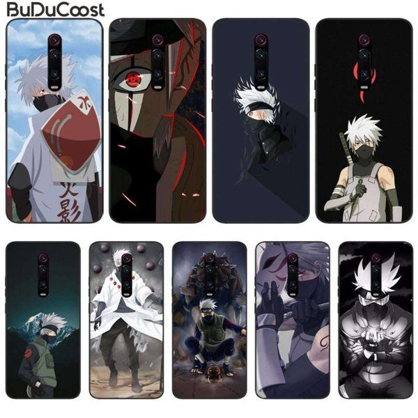 

3wang quan - animated naruto kakashi, mobile phone case soft black, 8 pro, 9 is redmi 57, note 6 procf1