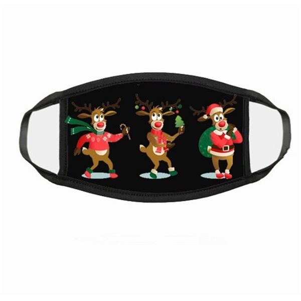 

christmas face american mask spot european and models of black masks personalized christmas masks cross-border dust