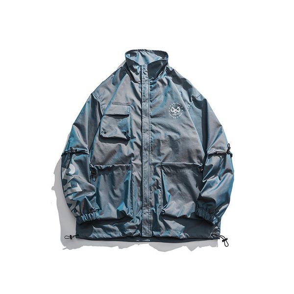 

fashion men's frock collar jacket, Black;brown