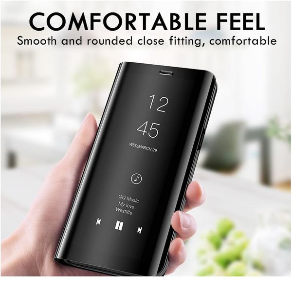 

smart mirror case for xiaomi redmi note 9 8 7 pro 8t 9a 9c 8a 7a mi 10t 9t wmtywr