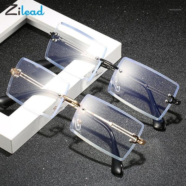 

zilead vintage square anti-blue light glasses frame versatile simple optical eyewear personalized clear lens computer goggles1, Black