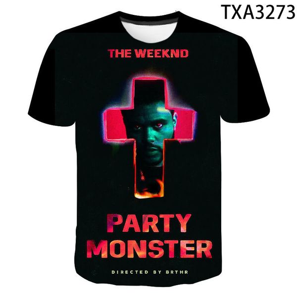 

boy girl the weeknd summer cool 3d print shirts graphic funny graphic men clothing